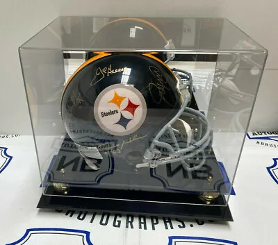 Steel Curtain Signed Full Size Pittsburgh Steelers Authentic Helmet Tristar COA  • $2495