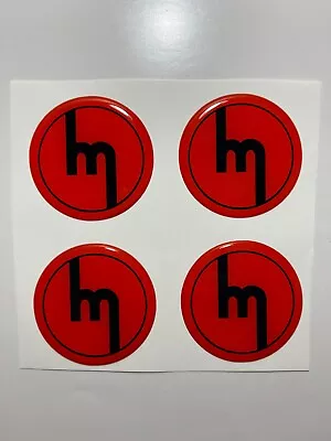 Set Of 4 Pcs Mazda Center Wheel Cap Stickers Decal Rims Emblem Logo Gas Tank • $15.40