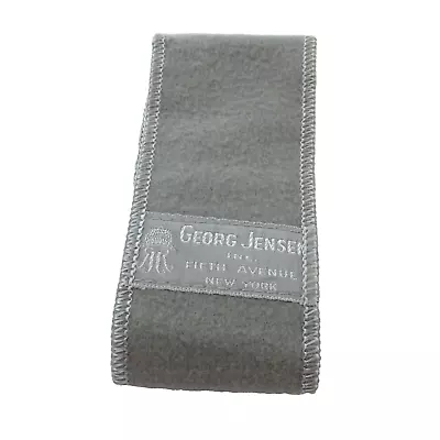 Georg Jensen Silver Anti Tarnish Mint Julep Straw Storage Bag 11 3/4 X 1 7/8 • $21.60