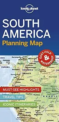 Lonely Planet South America Planning Map By Lonely Planet NEW Book FREE & FAST • £6.22