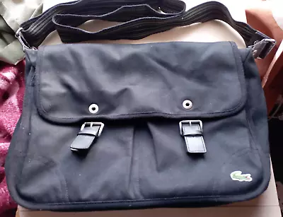 Lacoste Black Messenger Bag • £33