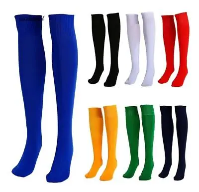 3 Pairs Knee High Soccer Socks Team Sport Cushion Socks For Kids Youth Adult USA • $12.99
