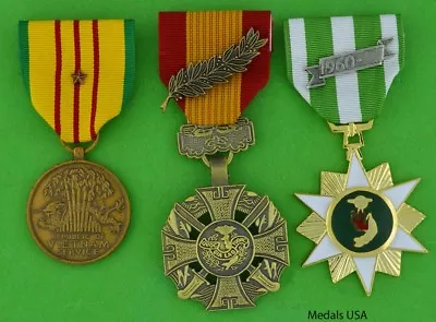 Vietnam Gallantry Cross Campaign Service With 1 Campaign Star - Medals T1 • $51.98