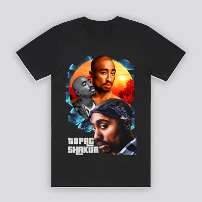 Custom T Shirt Tupac 2pac Makaveli Music Hip Hop R&b Vintage Tee Artist Pop • $39.99