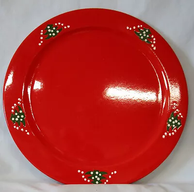 Waechtersbach Red Christmas Tree Buffet Plate 12 1/4  • $30.99