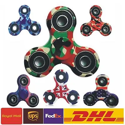 Wholesale Joblot Fidget Finger Spinner Hand Focus Spin EDC Bearing Stress Toys • £2.99