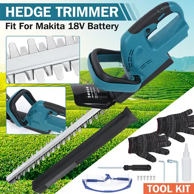 Cordless Hedge Trimmer Pruner Garden Tree Grass Cutter For Makita 18V Battery UK • £47.99