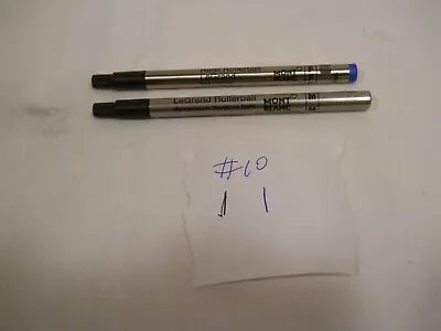 MONT BLANC ROLLERBALL REFILL MADE GERMANY BLACK  And Blue • $15