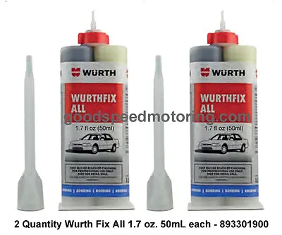 Wurth Fix All - High Strength 2 Part Epoxy - 893301900 - 2 Pack • $79.98