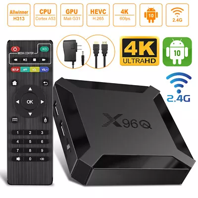 New Android 13.0 Smart TV Box 4K HDMI Quad Core HD 2.4G WIFI Media Stream Player • $14.99