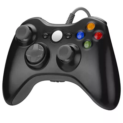 For Microsoft Xbox 360 PC WIN 7 8 10 Wired Game Controller Gamepad Joystick • $15.99