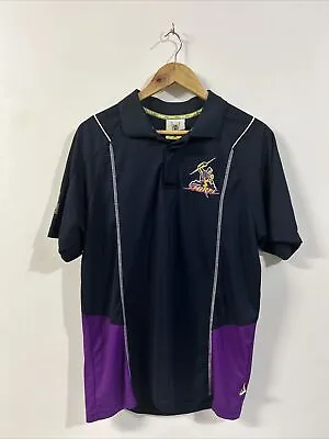 NRL - Melbourne Storm Unisex Supporters Polo - VGC - Size Medium - Go Storm! • £20.67