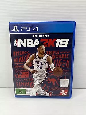 NBA 2K19 Sony Playstation 4 PS4 Game AUS VGC • $6