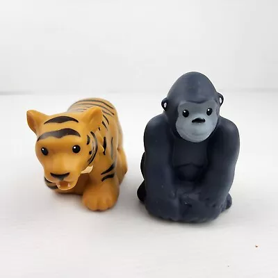 Fisher Price Little People Zoo Talkers Gorilla Tiger Safari Animal Interactive • $22.90