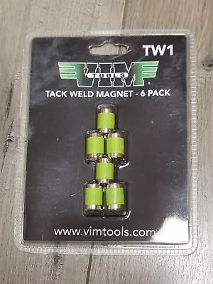 VIM Tools 6pc Neodymium Tack Weld Magnet Set W/Rubber Grips #TW1 • $49.99