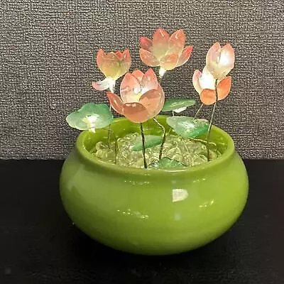 DIY Lotus Night Light Material Package Art Tabletop Lamp Decor For Anniversary • $42.78