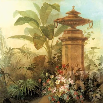 36W X36H  FLOWERS & TROPICAL PLANTS By JEAN CAPEINICK - FLORAL CHOICES Of CANVAS • $351.12