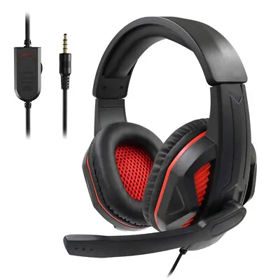 3.5mm Gaming Headset Headphones With Mic Stereo For PC Laptop PS4 PS5 Xbox One • $31.39