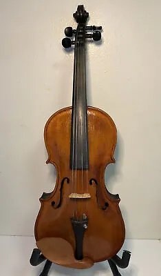 Antique Stunning Violin 4/4 Unbranded￼ No Name No Date  No Case No Bow Aubert Br • $349