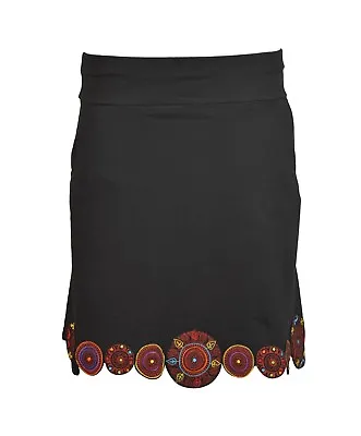 Ladies Skirt With Embroidery And Print With Pocket. • £19