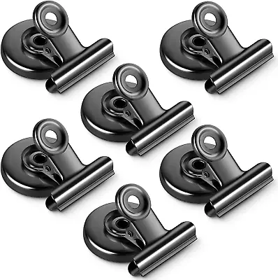 GRTARD 6 Pack Magnetic Clips Strong Refrigerator Magnet Clips With Anti-Scratch  • $10.79