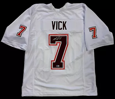 Michael Vick Signed Virginia Tech Hokies Jersey Beckett Witness Coa • $149.99