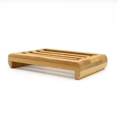 Gift Soap Dish 100% Bamboo Pack Of 2 Japanese Style Natural Antibacterial • £7.50