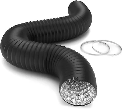 IPower Flexible 6-8 Inch 8-25 Feet Aluminum Ducting 4 Layer Protection Vent Hose • $23.99