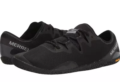 Merrell Barefoot Shoes Womens 9 Vapor Glove 5 Black Running Sneaker J135372 • $59.95
