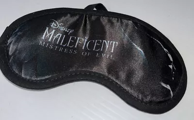 Disney Maleficent Sleep Eye Mask Black Satin Promo New • $12.99