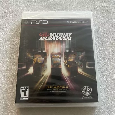 Midway Arcade Origins (Sony PlayStation 3 2012) BRAND NEW SEALED • $52.99