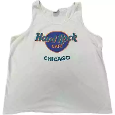 Vintage Hard Rock Cafe Logo Chicago Vacation Tank Top(XL) • $20