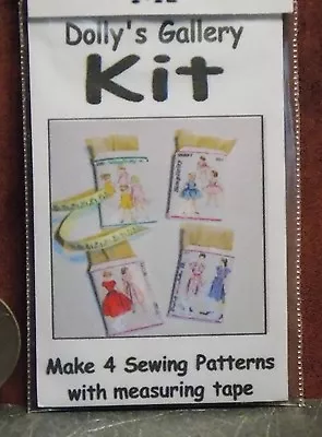 Dollhouse Miniature Sewing Patterns Set Kit 1:12 Inch Scale B261 Dollys Gallery • $3.99