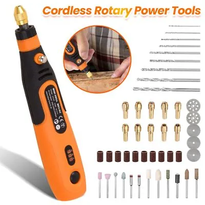 Mini Grinder Rotary Tool Polishing Drill Kit Variable Speed W/46pcs Accessories • $19.99