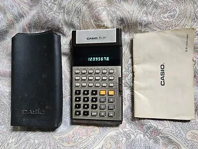 Casio FX 29 Vintage Scientific Calculator - Antique! • £15