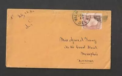 19 Century 1866 Cover Wilmington Delaware -Tennessee Type A25 3 Cents Washington • $7.50