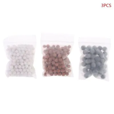 3Packs Water Purifying Stones Filter Shower For Head Replacement Anion Mineral • £4.93