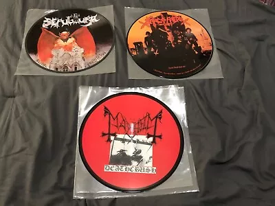 SARCOFAGO/NECROVORE SEPULTURA/OVERDOSE MAYHEM Picturedisc Bootelgs Lot • $180