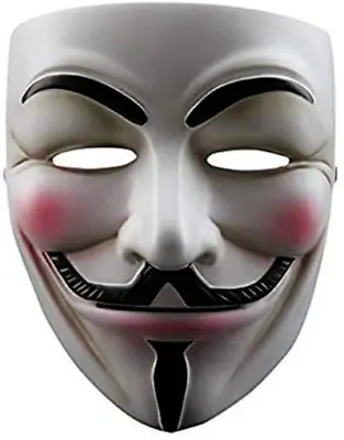 NEVLANTII V For Vendetta Guy Fawkes Mask Quality Anonymous Mask Halloween Cos... • $51.50