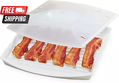 Prep Solutions Microwavable Bacon Grill White 1 Piece • $15.17
