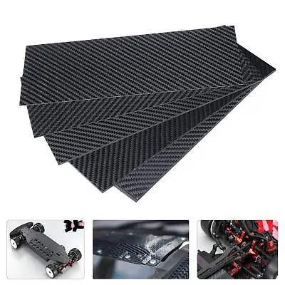 Hardness Carbon Fiber Fibre Board Sheet For DIY Drone Aircraft Quadcopter • £18.55