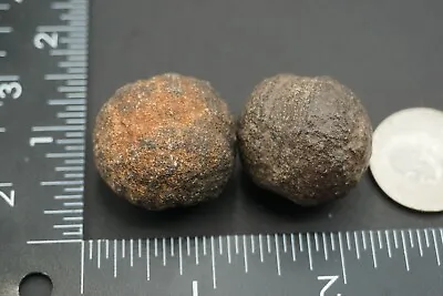 Moqui Marbles - Pair - 48g - Pre-ban (Shaman Stone Sandstone Concretion) #mar17 • $17.99