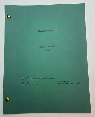 MR. DEEDS GOES TO TOWN / Stanley Adams 1969 TV Script  Tarnished Armor  • $120