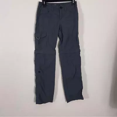 Mountain Hardwear Grey Nylon Convertible Hiking Pants 2L • $25