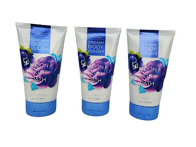 $45.60 • Buy Bath & Body Works Moonlight Path Creamy Body Wash 8 Oz, (Set Of 3)