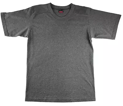 PROSPIRIT Basic T-Shirt Mens L Gray Short Sleeve Crew Neck Fitted T • $8