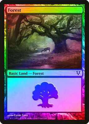 Forest (244) FOIL Avacyn Restored PLD Basic Land MAGIC MTG CARD ABUGames • $4.65