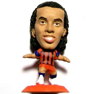 Corinthian Microstars BARCELONA Home RONALDINHO MC4690 RED BASE - Germany S1 • £2.49