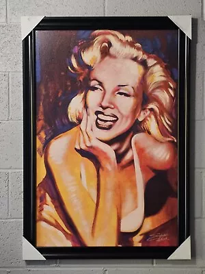 Marilyn Monroe Poster 24  X 36  . Framed.  New. Stephen Is Hmick • $60