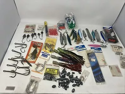 Mixed Lot Of  Vintage Fishing Lures And Tackle Salt Water Mostly • $36